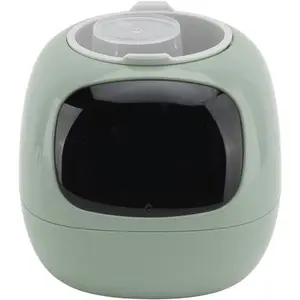 Intelligent Plant Pot with Mood Display - Sensor-Enabled Flower Pot for Indoor Plants (Green)