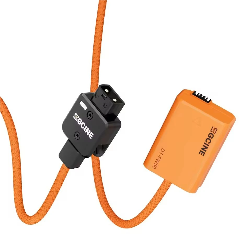 ZGCINE NP-FW50 الدمية بطارية USB-C/D-Tap كابل الطاقة 60 سنتيمتر طويلة استبدال لسوني A7/ A7M2/ A7R2/ A7S2/ A6000/ A6300 كاميرا
