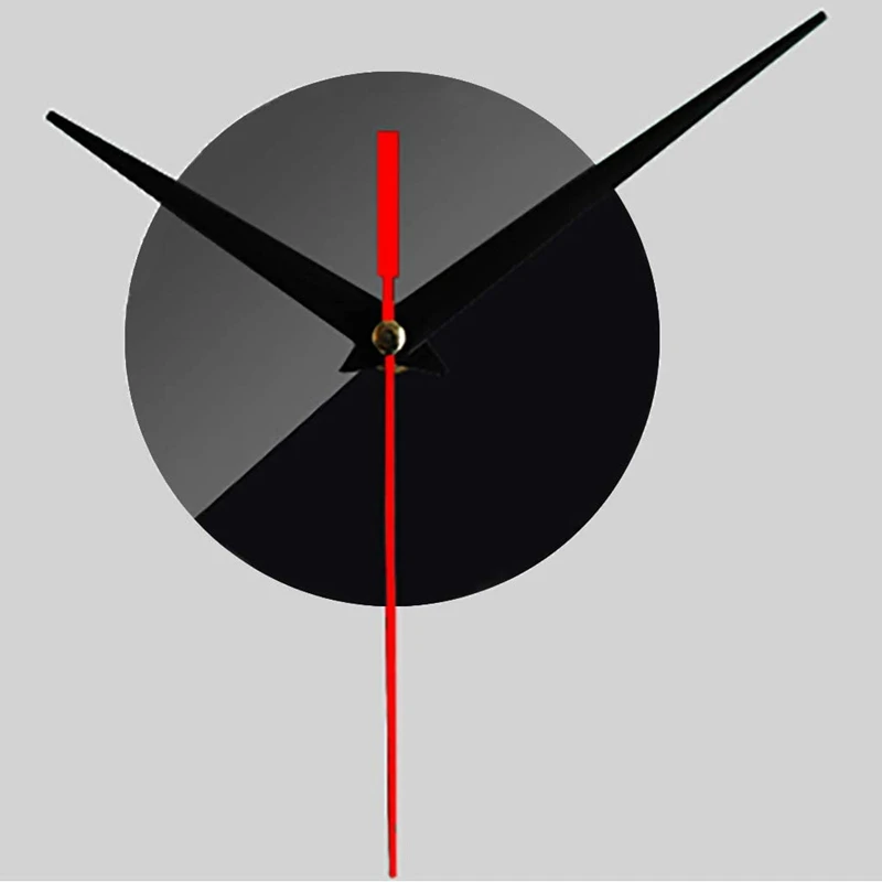 DIY Wall Clock - Modern 3D Mirror Wall Clock Decor,Roman Numerals Clock - Wall Sticker Clock Home Room Decor