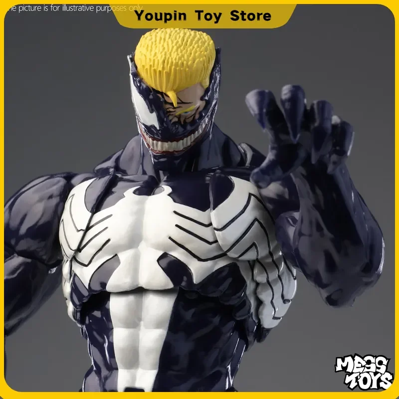 NEW Mess Toys Venom Lethal Neighbor Spider Man Symbiotic Black Suit Messtoys Spiderman Anime Action Figure Model Doll Gifts Toys - view 4