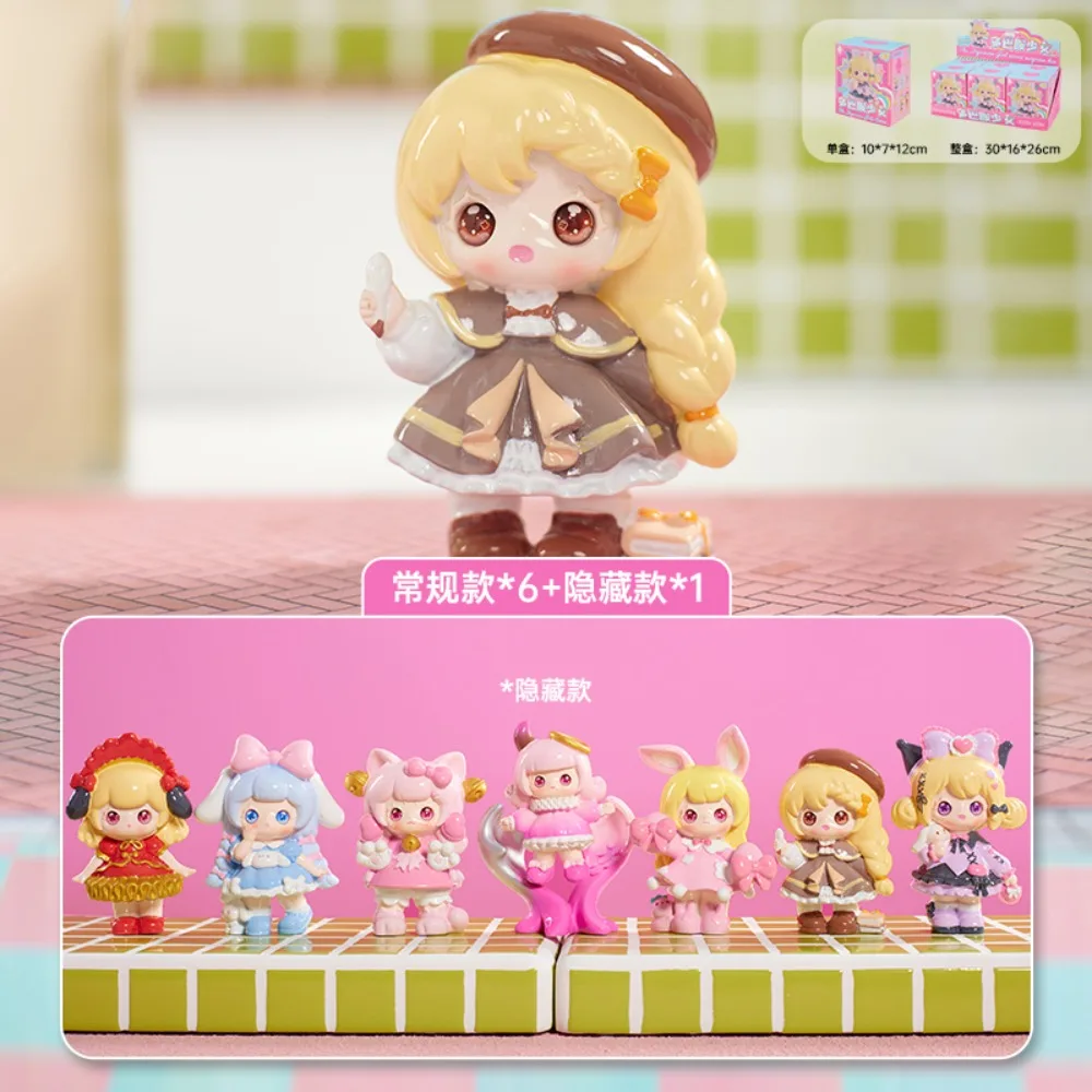 

Дофаминская серия для девочек, слепая коробка, милое украшение для рабочего стола, мини загадочная коробка, украшение ручной работы, подарок на день рождения для девочек-сюрприз