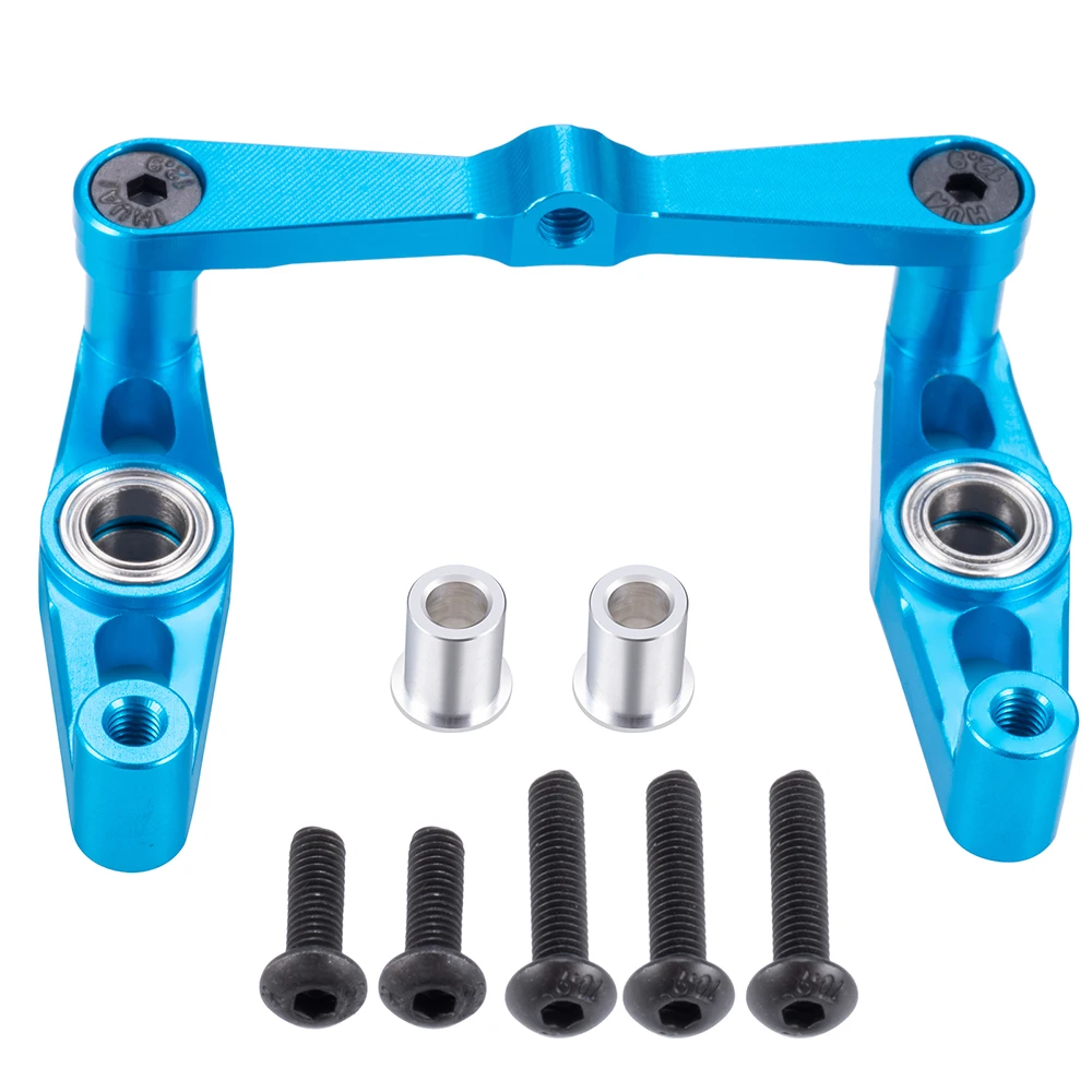 TRINOOD – jeu de direction à roulement à billes en Alu, pour voiture RC 1/10 Tamiya TT-02 TT02, pièces de mise à niveau