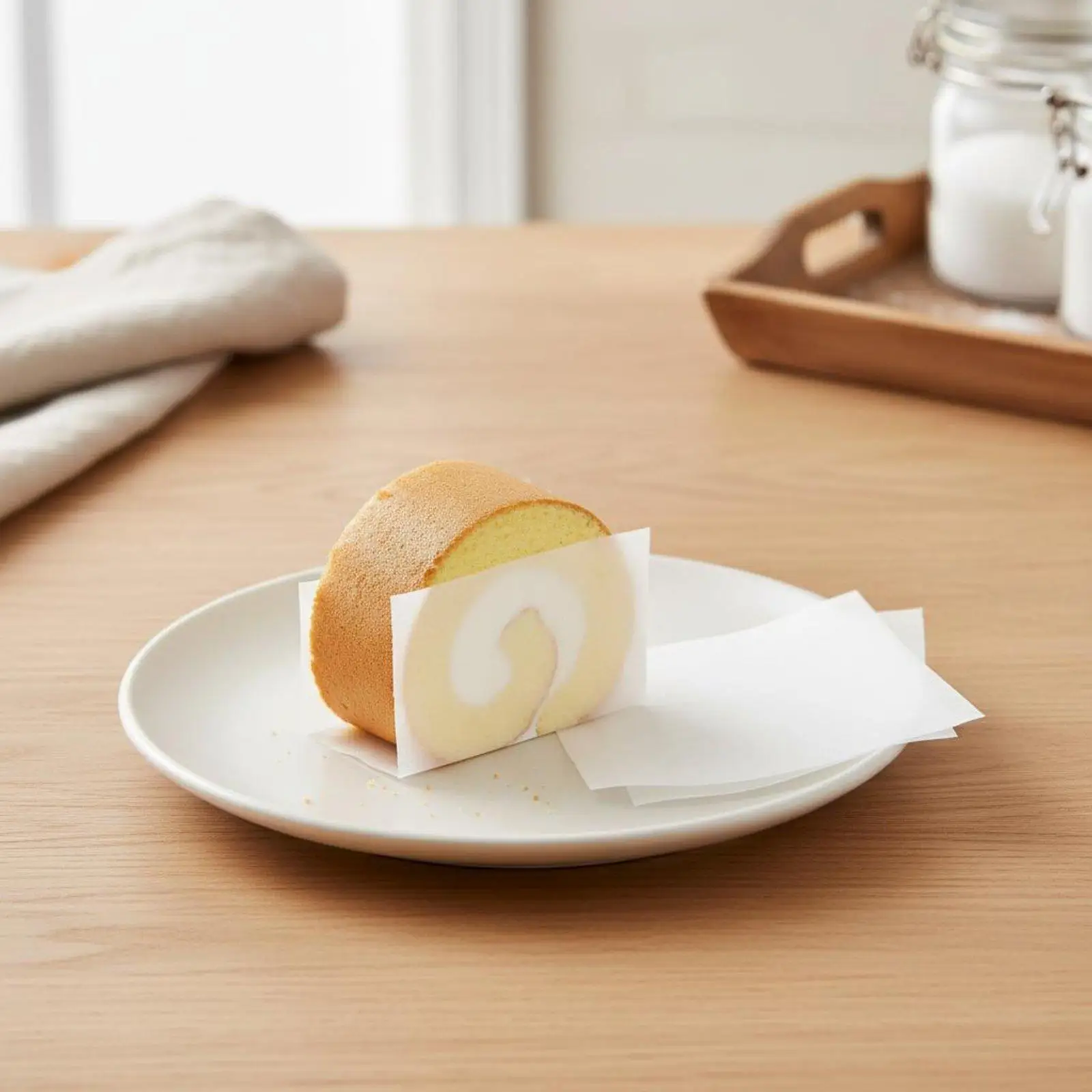 Cake Roll Paper Nonstick Silicone Oil Sheets Pre Cut 14x9cm Pastry Liner for Dessert Bars