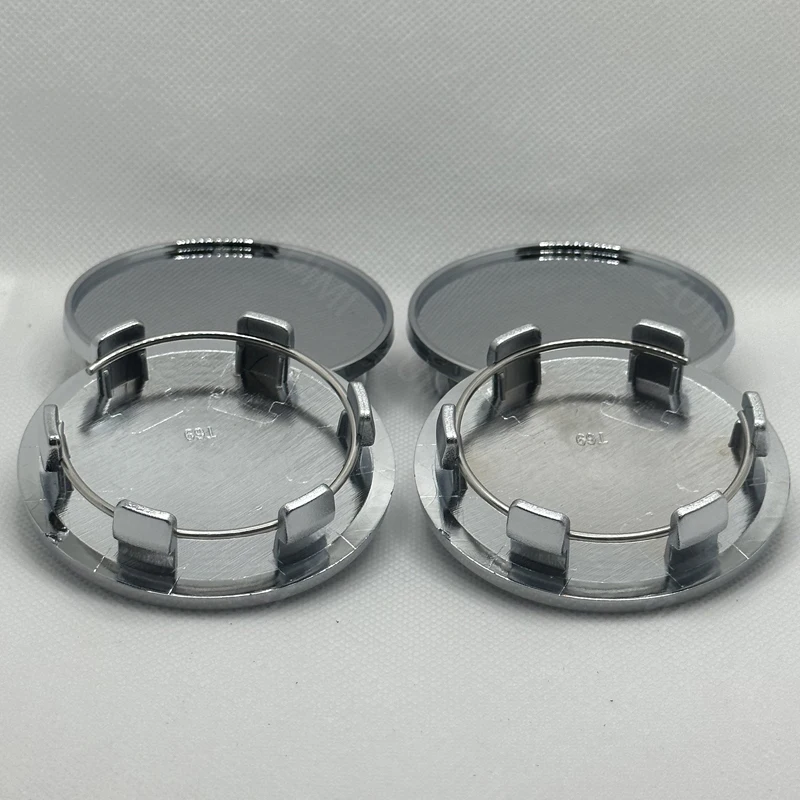 4Pcs 69mm Car Wheel Center Cap Blank No Logo For Audi Rim Hub Centre Caps Hubcap Cover Accessories Fit 65mm Car Wheels Sticker