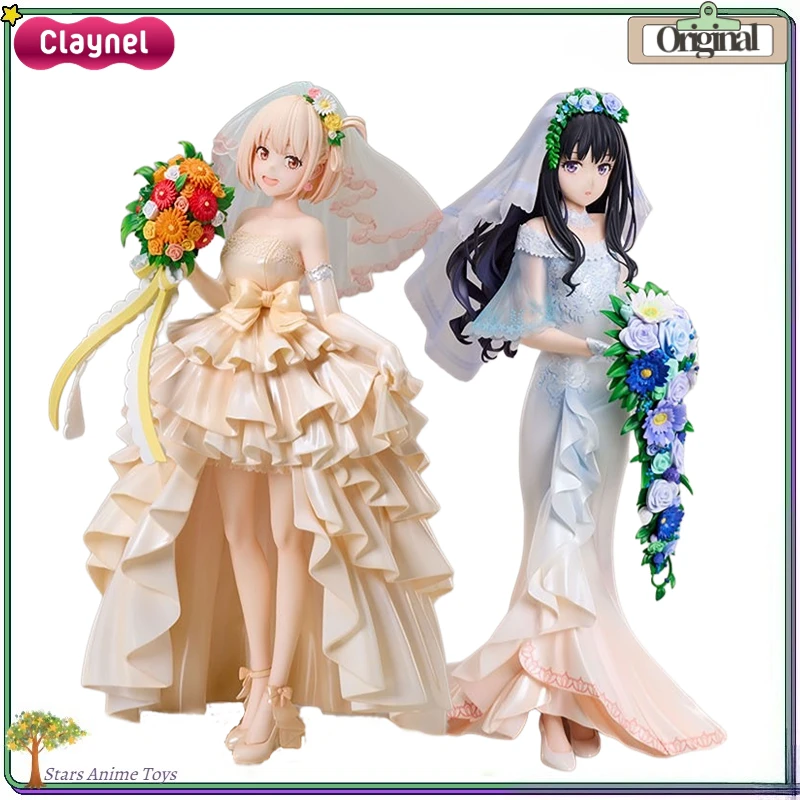 

Original Claynel LycoReco Nishikigi Chisato/Inoue Takina Wedding Dress Version 1/7 Toy Collection Model
