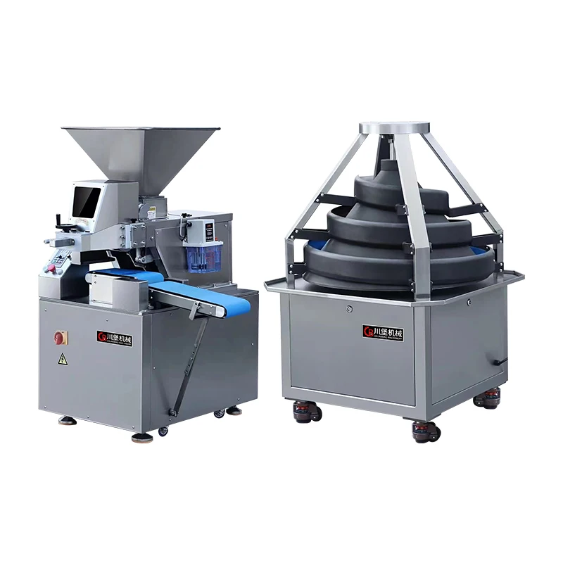 Máquina automática de división y redondeo de masa para panaderías y fábricas de alimentos de ocio Operación continua para galletas tostadas