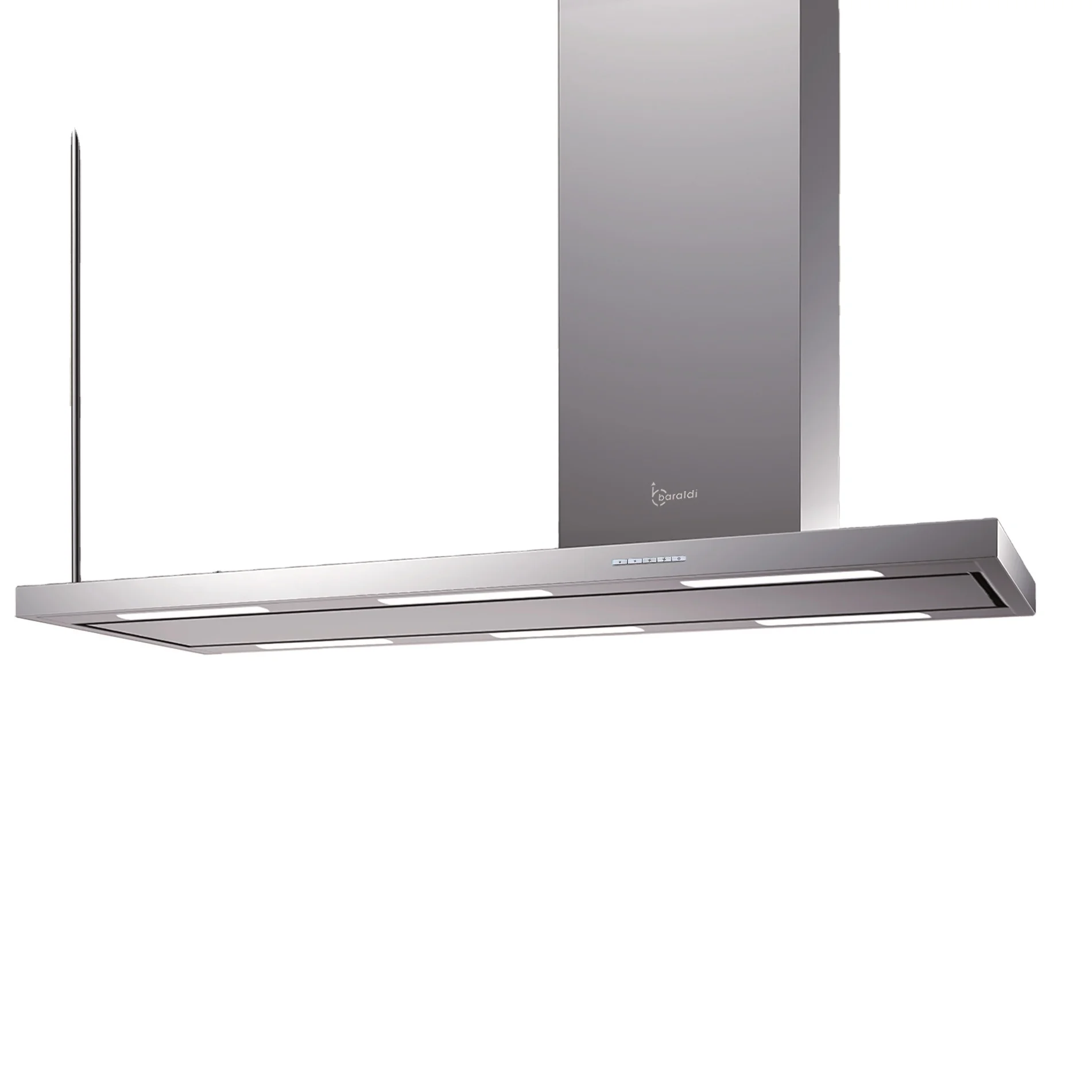 

High Quality Made In Italy Design Steel Island Hood Range Hood 146x60 Cm ELEA ISOLA For Kitchen And Cooking