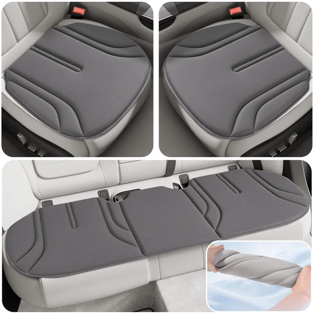 Universal Breathable Foam Cotton Car Seat Cover Set High-elastic Auto Seat Cushion Antibacterial Seat Pads Universal Chair Mat