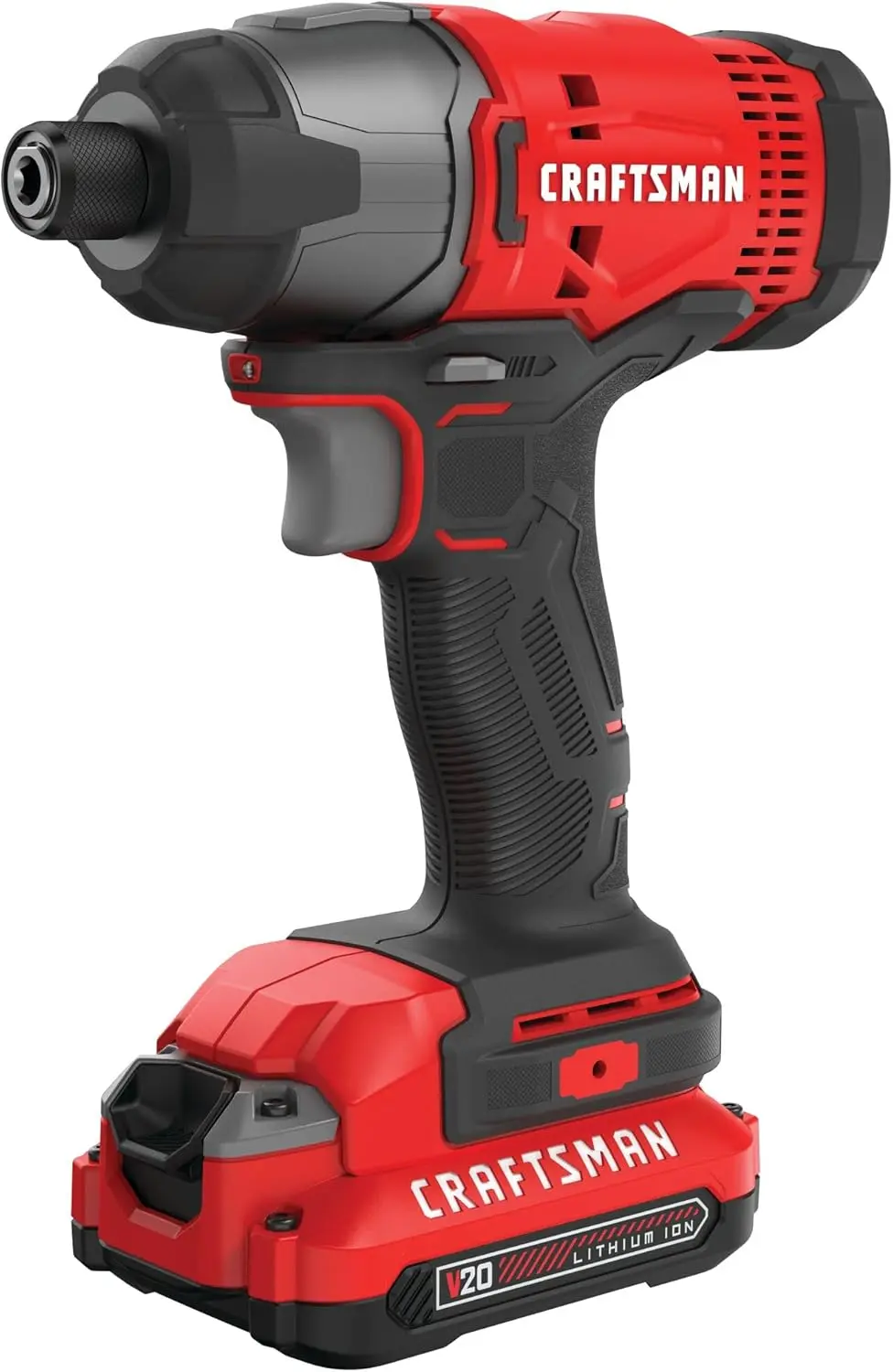 

20V MAX Impact Driver Kit with LED Light, Battery & Charger, 1/4 Inch, 2,800 RPM for Fastening