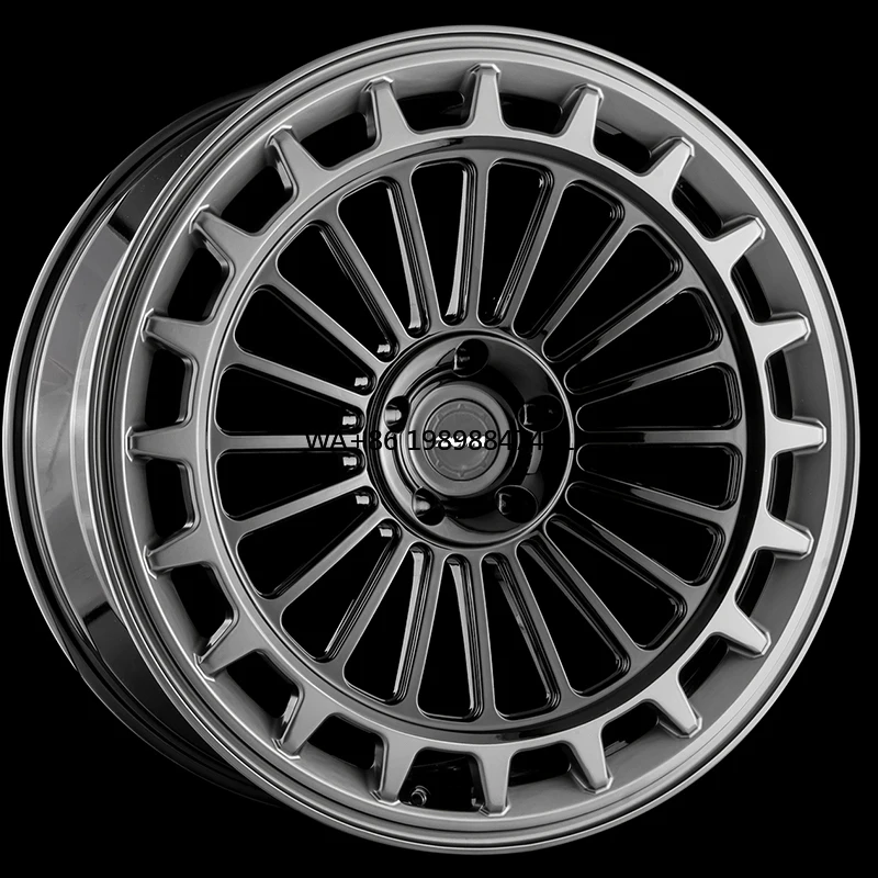 

Custom 2 Piece Chrome Aluminum Wheels 18 16 20 21 22 24 26 28 Inch Rim 5x114.3 5x120 6x139.7 for Mercedes corvette C8