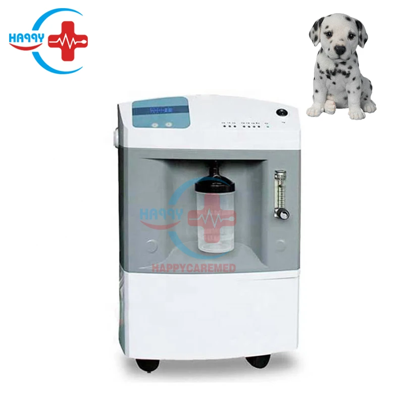 Concentrador de oxígeno animal del equipo 10L 5L del concentrador de oxígeno del uso veterinario HC-R151