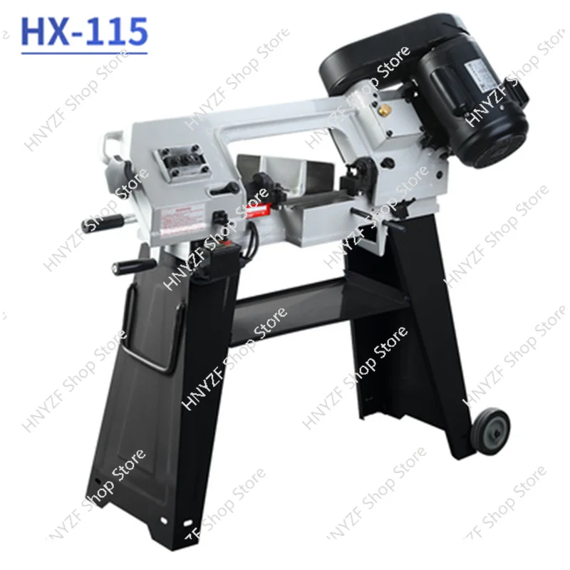 HX-115 Band Saw Machine Steel Cutting Machine Household Angle Bevel Cutting Heavy-duty High-power Profile Metal Square Tube
