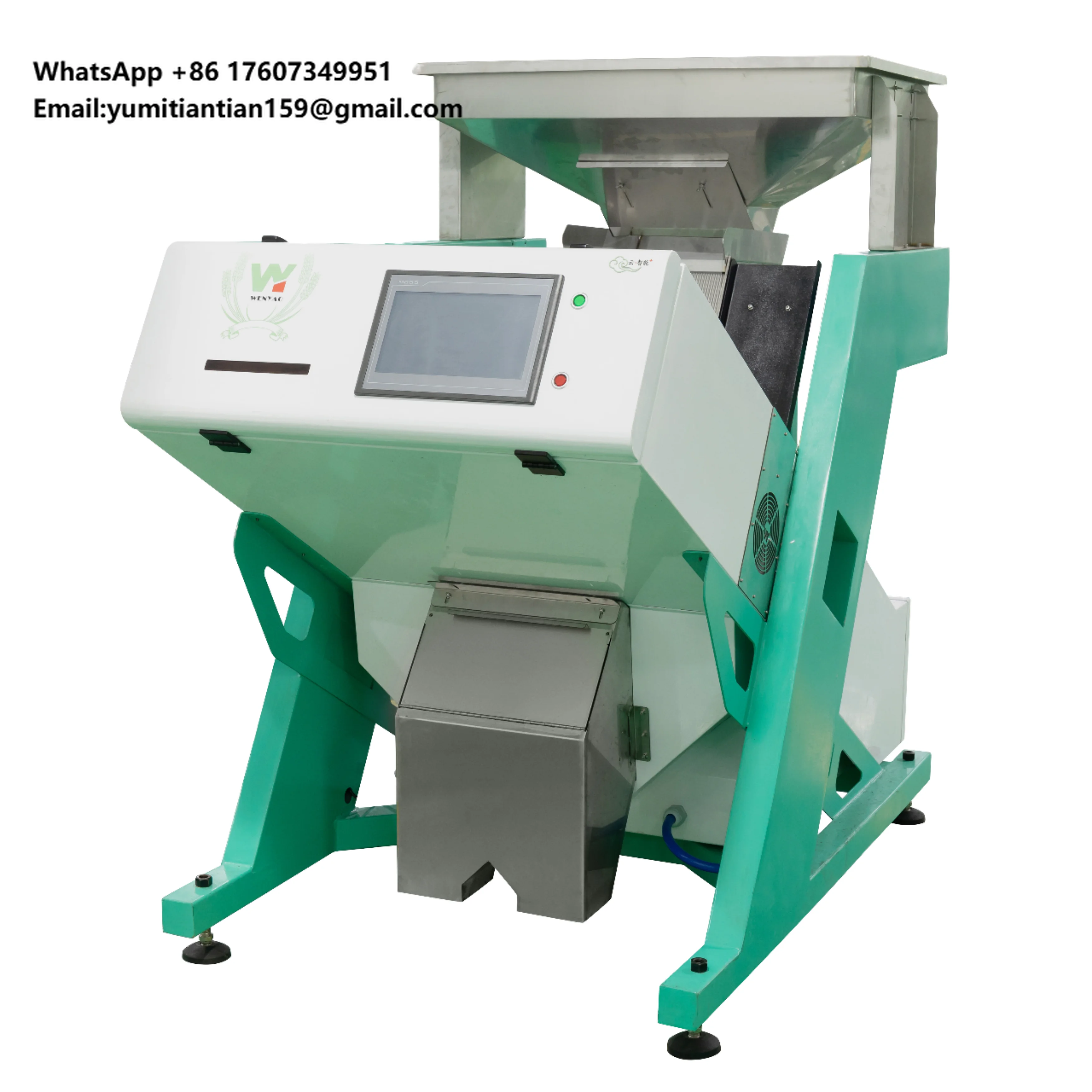 

Color Separation Machine Ore Rice ,Seeds, Beans, Wheats Separator Machine Free Fall Color Sorter with Multiple Channels