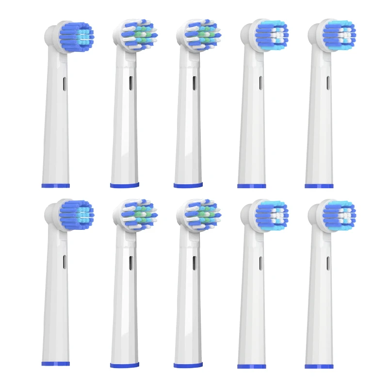 10Pcs Replacement Brush Head For Oral B D12 D16 D100 EB20 Cross Clean Action Electric Toothbrush Heads Suitable Nozzle