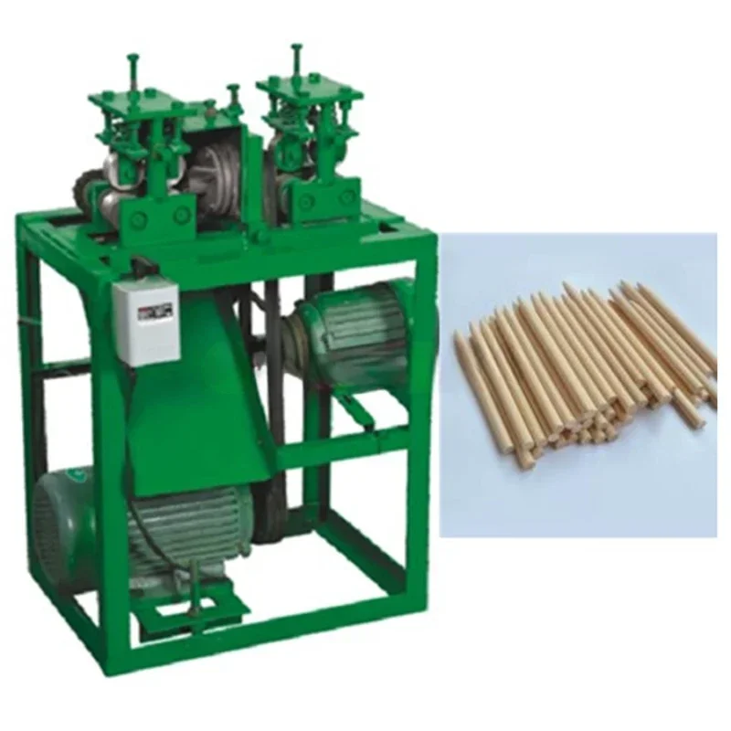 Automatic Round Wood Rod Sticks Sanding Machine  moulding  round stick rod making