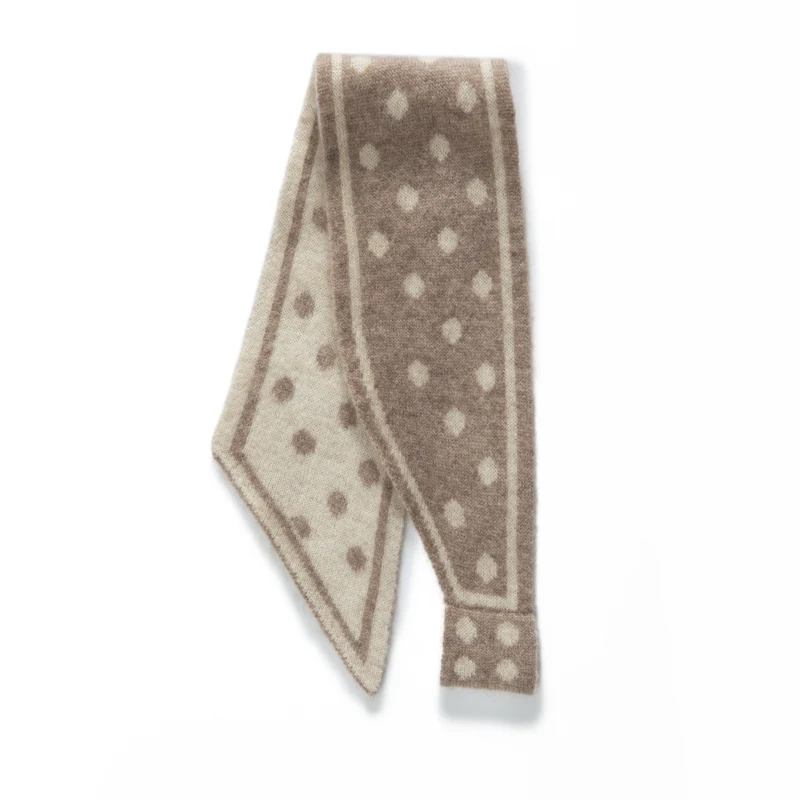 

35% cashmere scarf size 80 * 12 for women's autumn and winter outdoor wear, warm knit cashmere scarf shawl