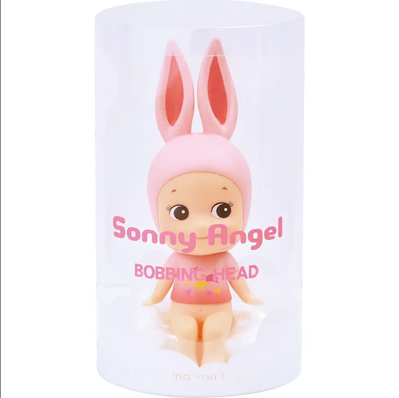 Sonny Angel Bobbing Head Doll Kawaii Angel Cloud Style Anime Figures Blind Box Celebrity Healing Car Ornaments Surprise Box Gift