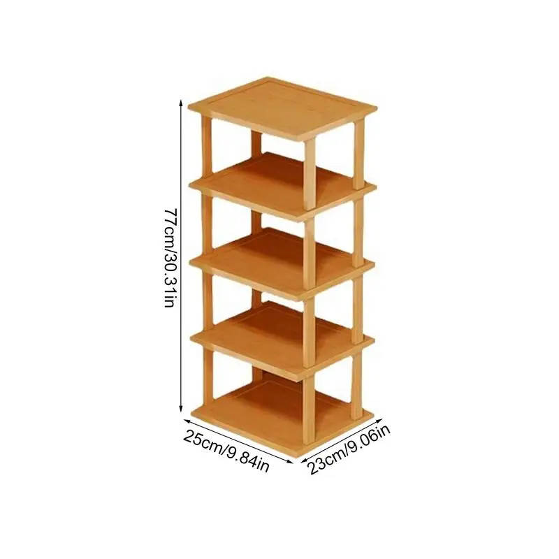 Narrow Shoe Rack Tall Vertical Shoe Shelf For Storage Free Standing Shoe Racks Shoe Stand For Hallway Shoe Storage For Closet