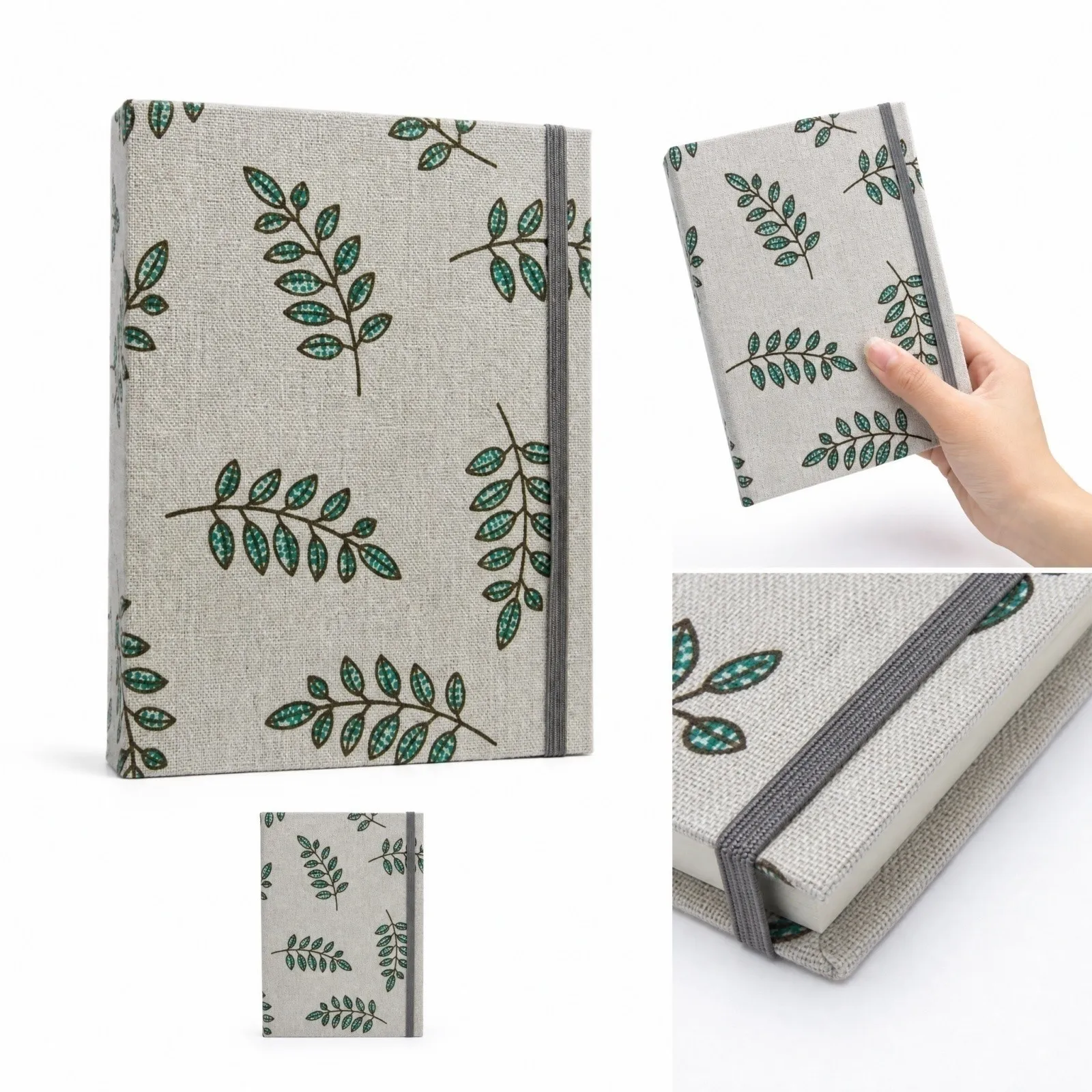 100 Pockets Photo Album Printed Fabric Large Capacity Scrapbook Album Couple Family Anniversary Keepsake Home Decoration