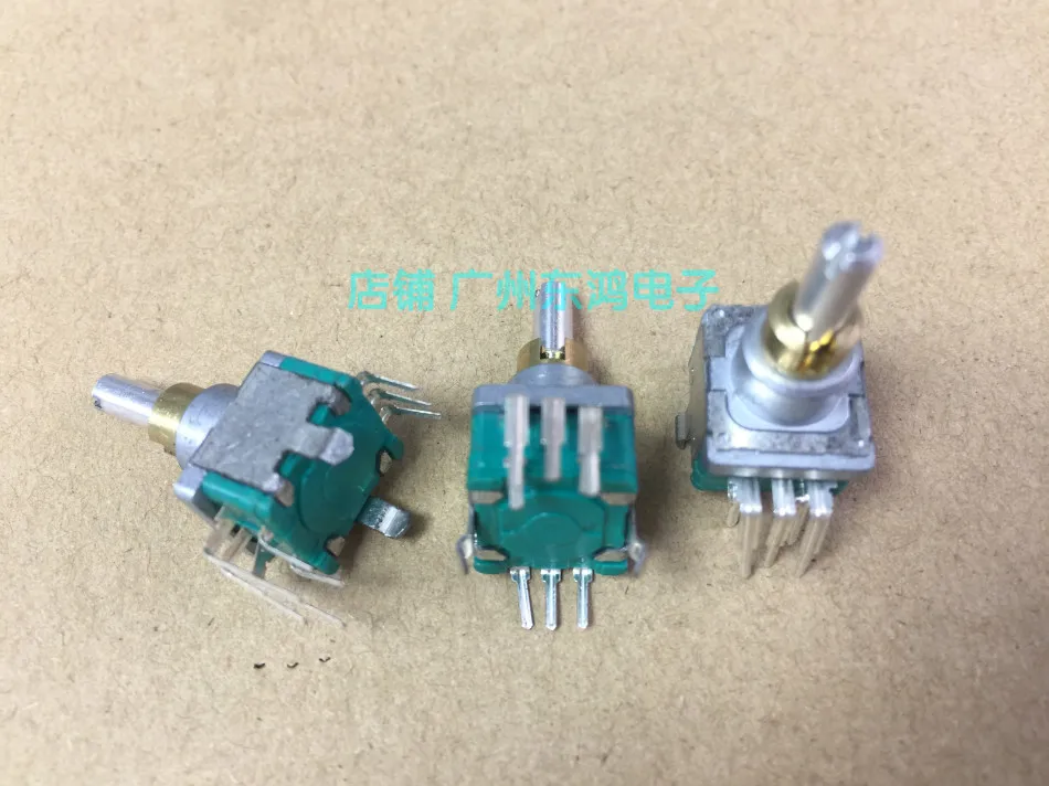 ALPS EC11E0B2LB01 encoder + reset with switch dual double axis 30 position  15 pulse axis