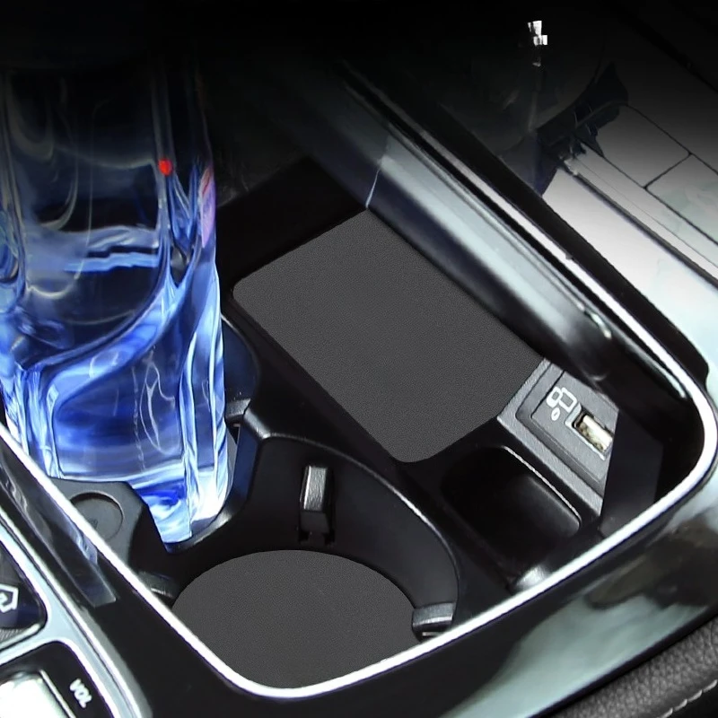 For BYD Atto 3 Yuan Plus 2022-2024 Center Console Water Cup Pad Car Door Slot Pad Interior Modification Dustproof