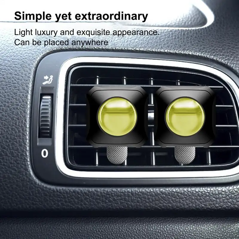 Car Aromatherapy Air Vent Clip Air Freshener Auto Aroma Outlet Perfume Diffuser Car Interior Odor Removing Flavoring Fragrance