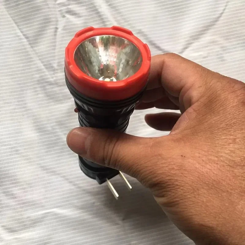 Portable Mini Rechargeable Flashlight Street Stall Product Built-in Battery Hand Torch Household Lighting for Outdoor Activities