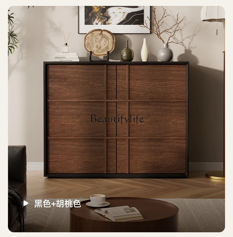 

XX39solid wood bucket bedroom bedside storage living room sofa wall storage drawer cabinet
