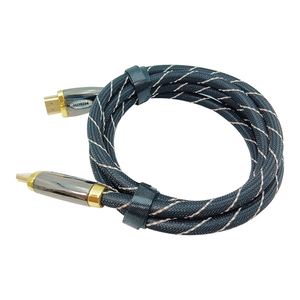 10PCS 4K 60Hz HDMI2.0 Video Connectivity Cable Nylon Braided 8K 120Hz HDMI Cable 2.0/2.1 Fiber Optic Cable Male To Male
