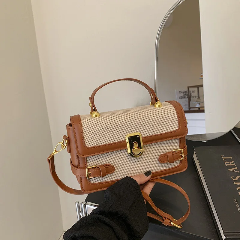 

Niche - Style Small Square Shoulder/Messenger Bag for Women - Unique Color - Matching Design, Ultra - Portable