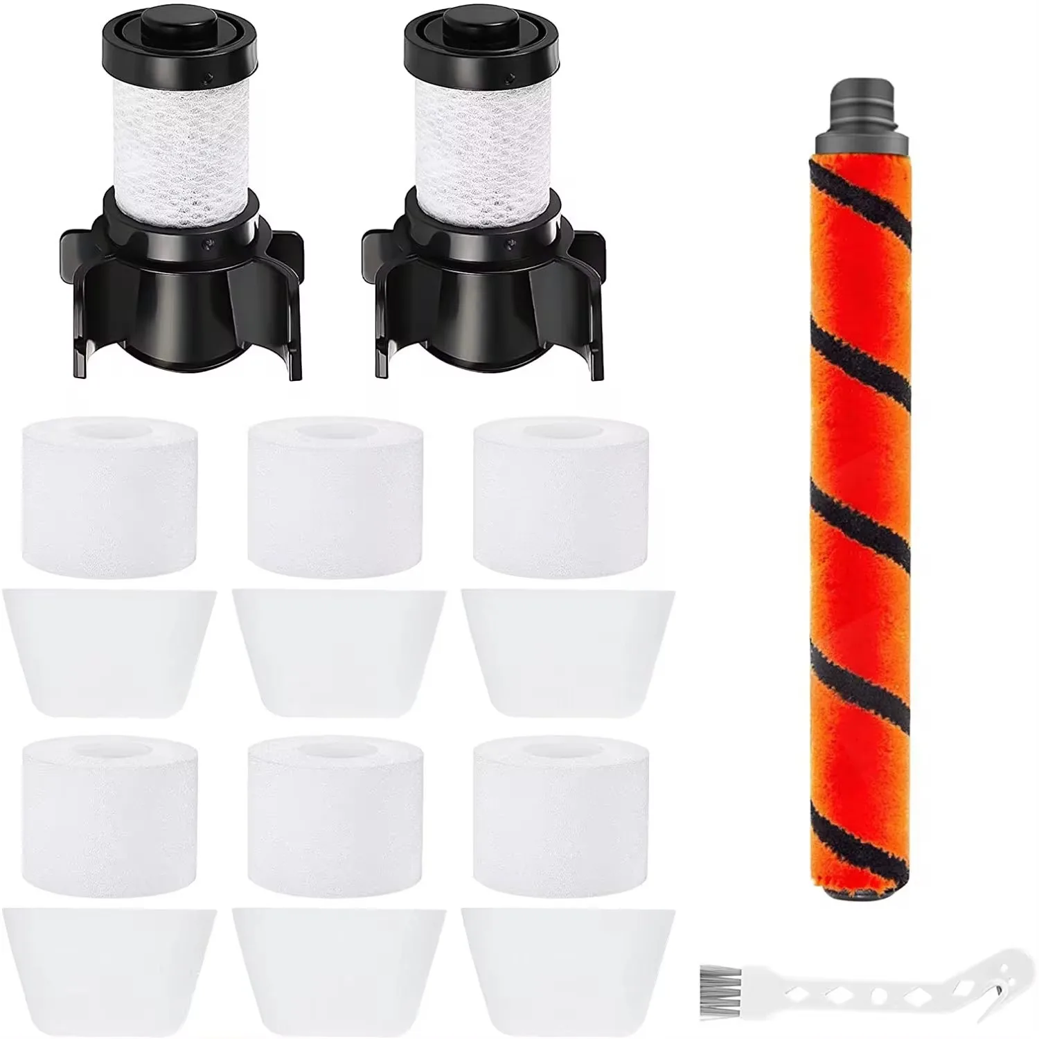 Replacement Kit Compatible for Shark ION Flex DuoClean IF100 X30 X40 F60 F80 IF200 IR70, HEPA Replacement Filters Parts