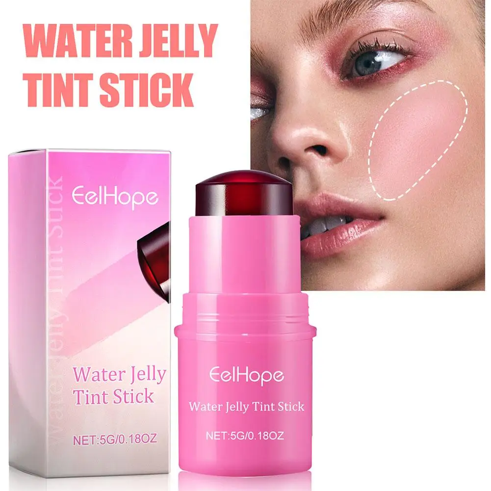 Water Jelly Tint Stick Lipgloss Blush 2-In-1 Getinte Lippenbalsem Water Lippenstift Melk Hydraterende Lipgloss Schoonheid Lippen Tint Make-Up