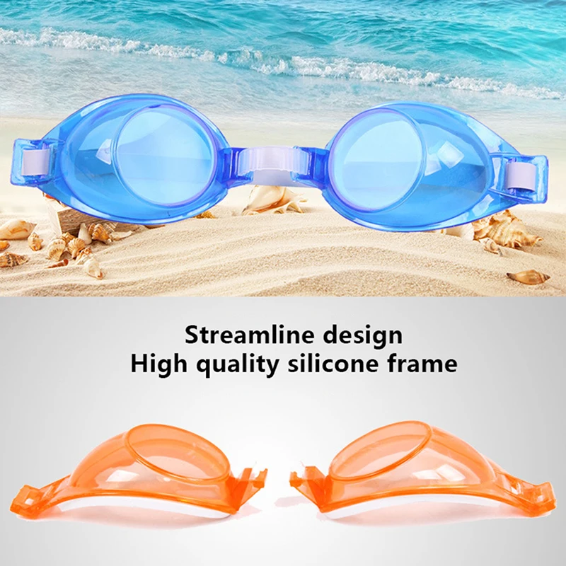 1pc Silikon Kinder Anti-Fog-Schwimm brille Tauchen Surf brille niedlichen Design für Jungen Mädchen Baden Sommer Schwimm brillen tragen