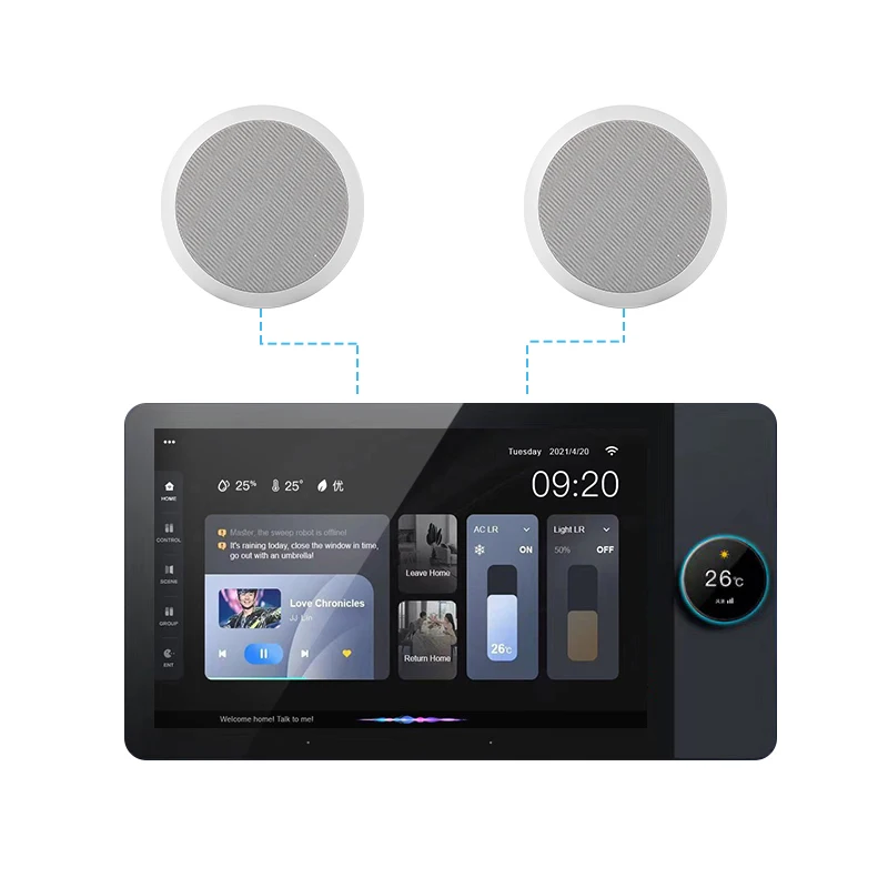Manufacturer Supplier Android Operating System Smart Home Gateway Touch Screen Central Control Panel with App Control Method