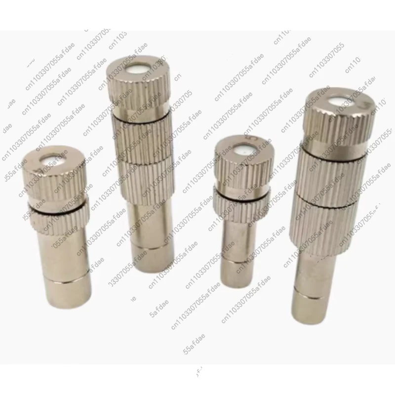 1pc 6mm low pressure quick plug atomizing nozzle two-section quick plug fine mist nozzle 0.1mm-0.5mm hole diameter
