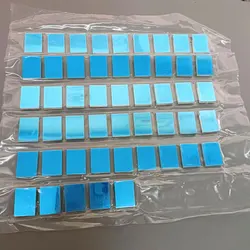 2pcs 20X10mm First Reflecting Surface Reflector Square Optical Front Surface Mirror DIY Scanner Projector Mirror Accessories