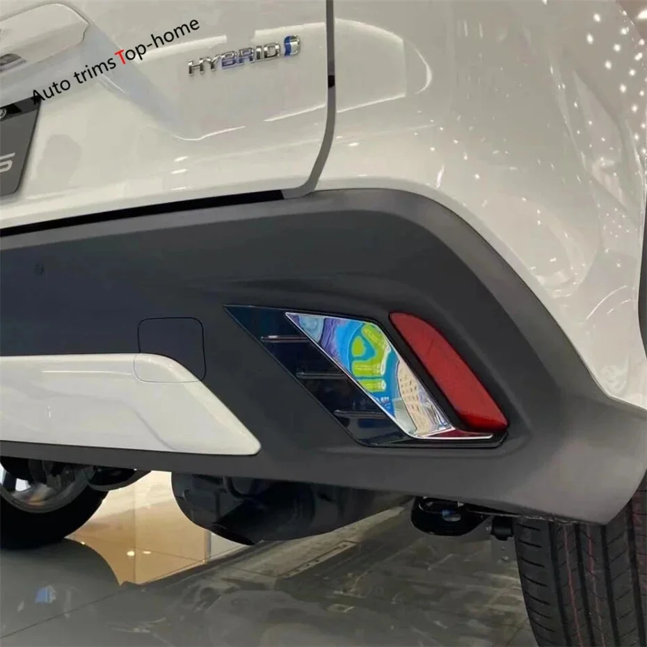 

ABS Front Rear Bumper Fog Light Lamp Eyelid Eyebrow Decor Frame Cover Trim For Toyota Corolla Cross 2021 - 2025 Car Accessories