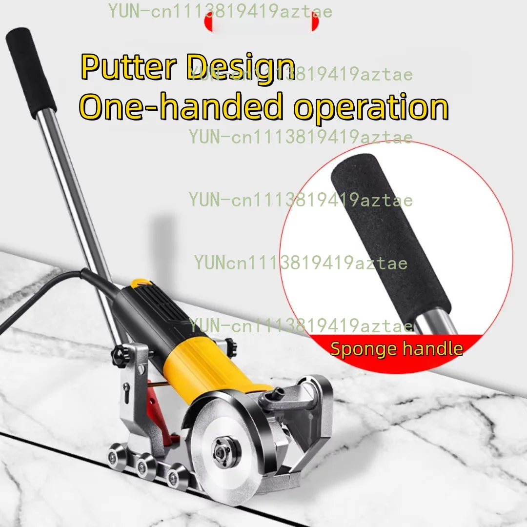 Electric Angle Grinder for Grout Sealing - Tile Grout Cleaning Machine with Stand, Tile Cutting, Grooving & Polishing Tool
