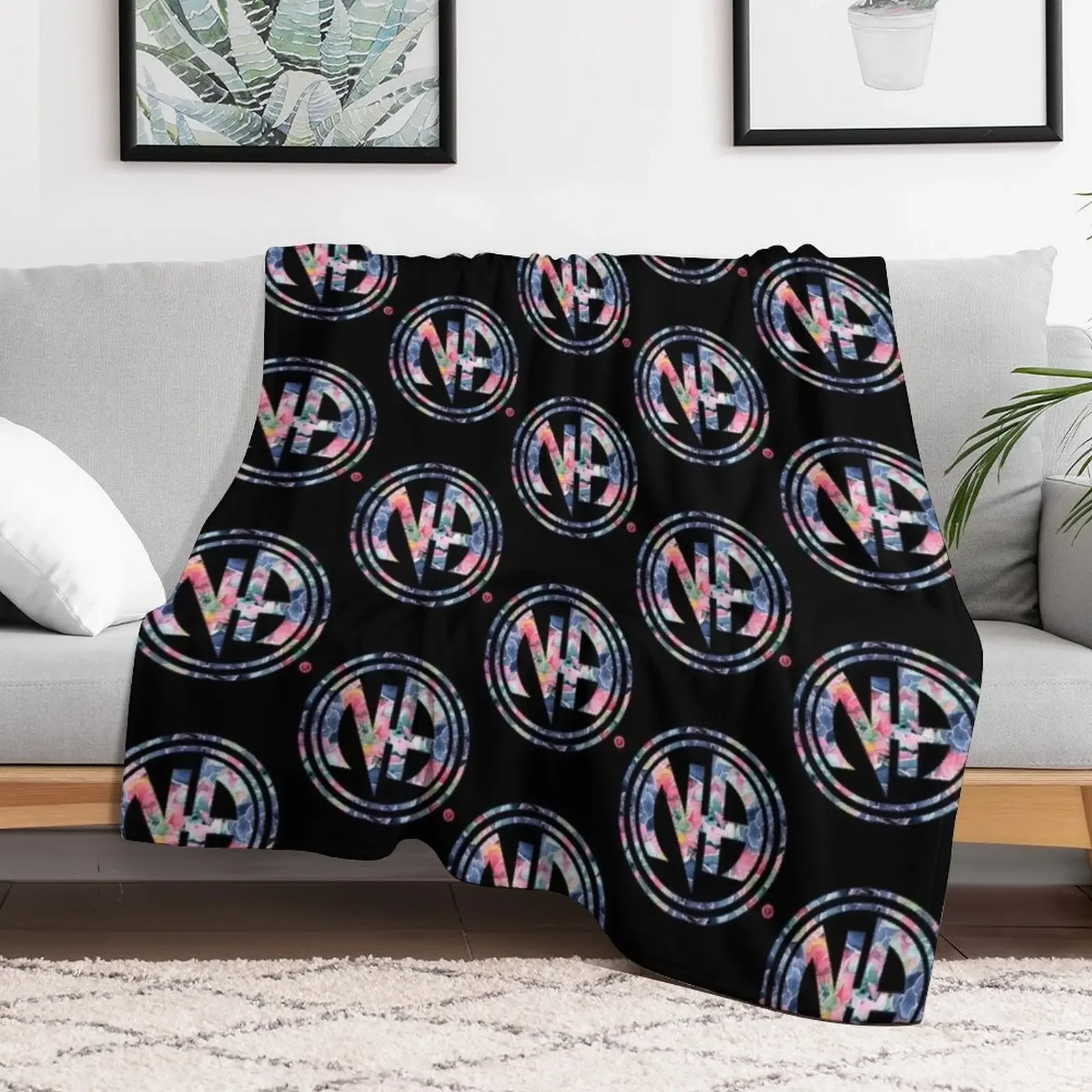 Cool NA Logo Narcotics Anonymous NA AA Throw Blanket Retros warm winter For Baby Blankets