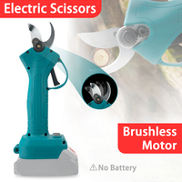 Brushless Electric Pruning Shears Garden Tool Battery Pruner Cordless Electric Garden Scissors Fruit Tree For Makita No Battery