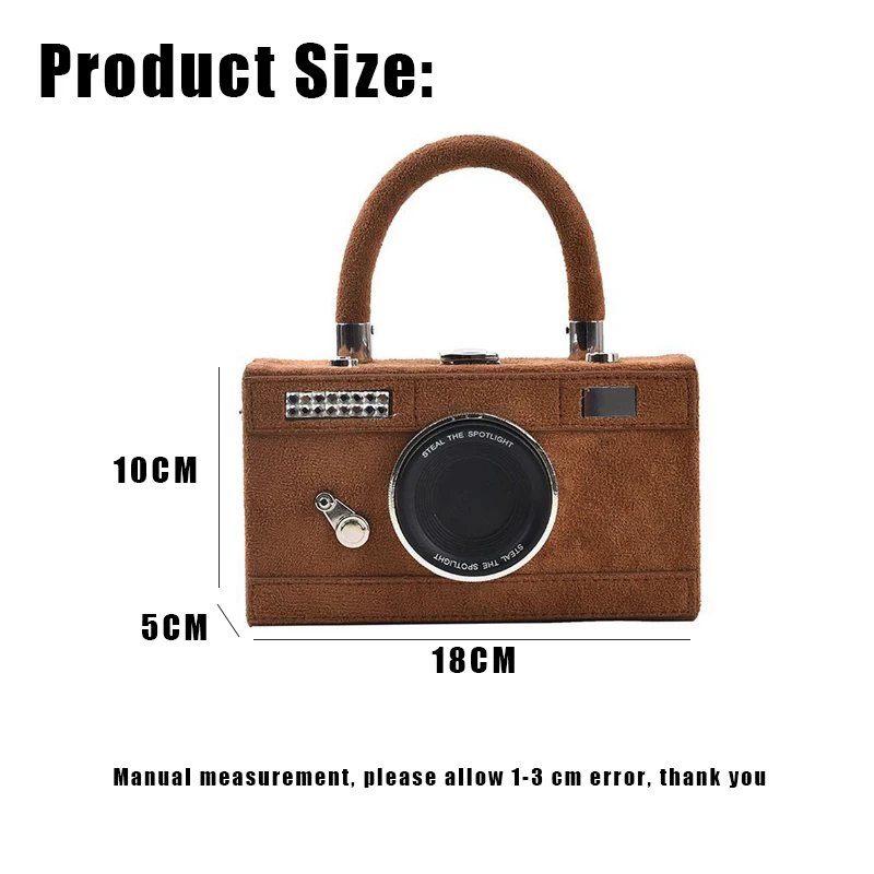 YoReAi New Woman Vintage Camera Messenger Bag PU Small Letter Lock Shoulder pouch Ladies Party Handbag Cute Storage Package