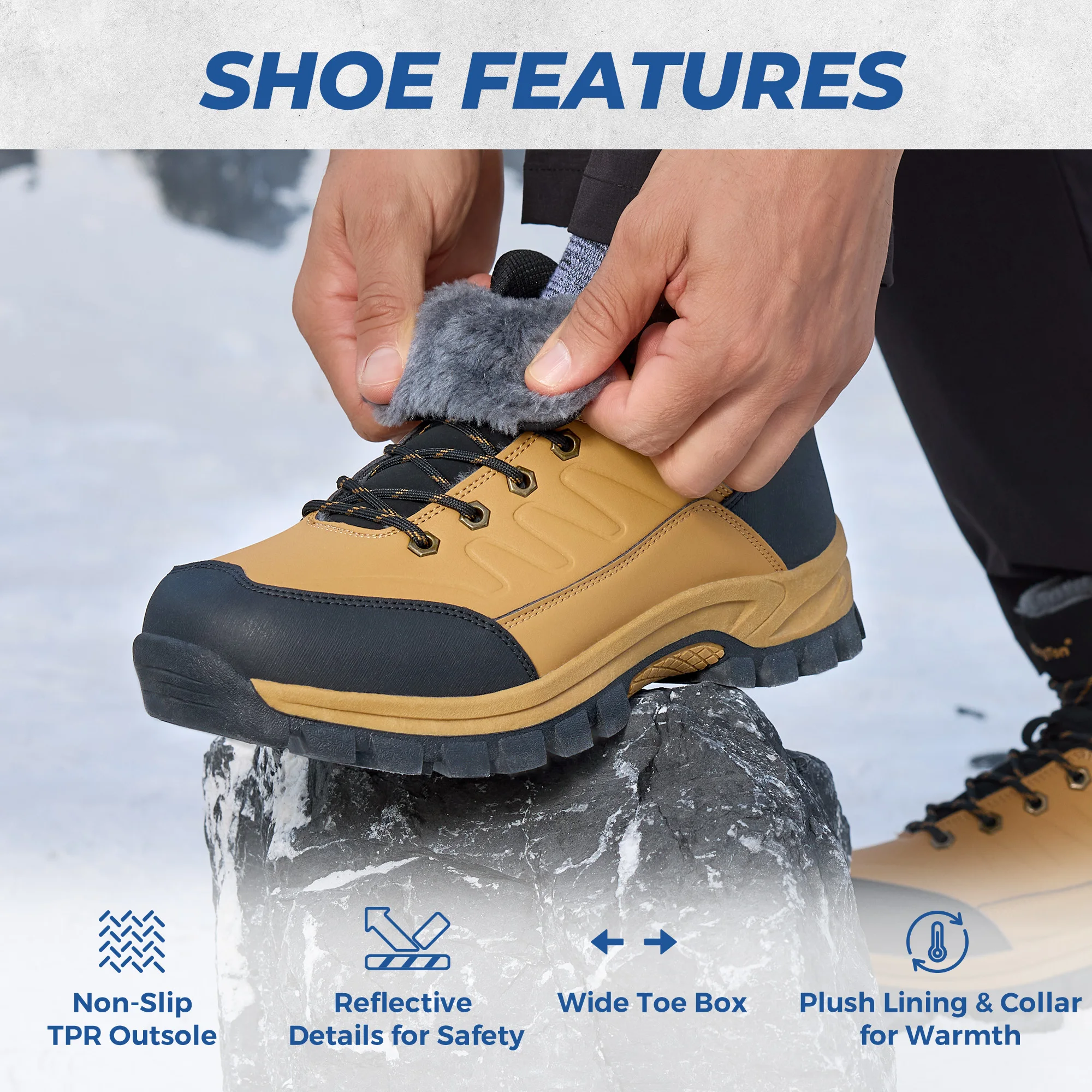 핏팅턴 남성용 넓은 발볼의 방한 부츠, 겨울용 부츠, - Men'S Shoes Wide Width 리뷰 및 가격