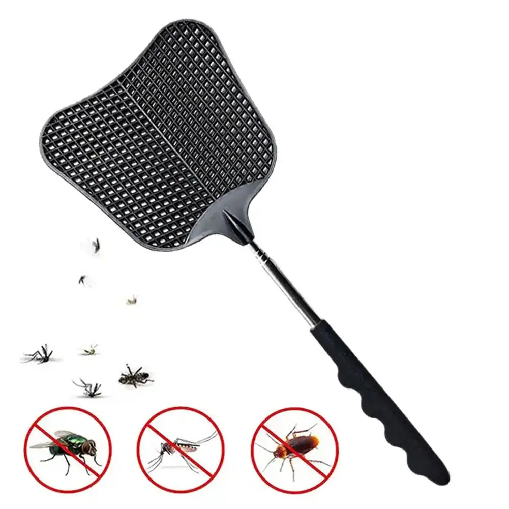 1/3PCS Portable Telescopic Fly Swatter for Outdoor，Lightweight Compact, Extendable Bug & Fly Swatter Tool, 11 to 18 Inch Reach
