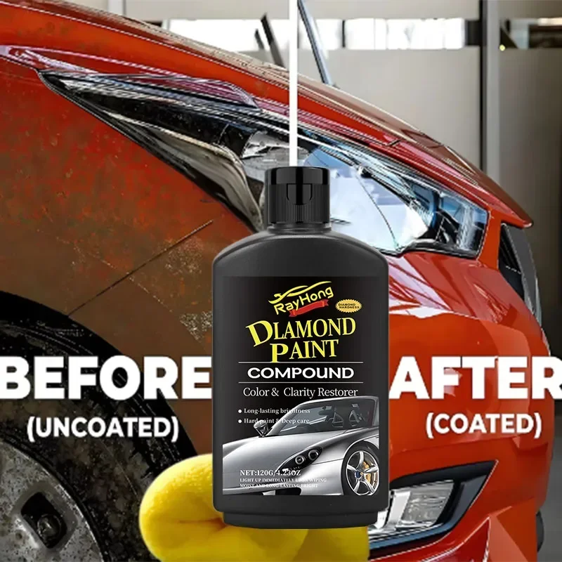 Cekpinl Quick Coat Autowas-Polierpaste, hydrophobe Polier- und Fahrzeugdetails, geeignet für alle Fahrzeuge, einfach