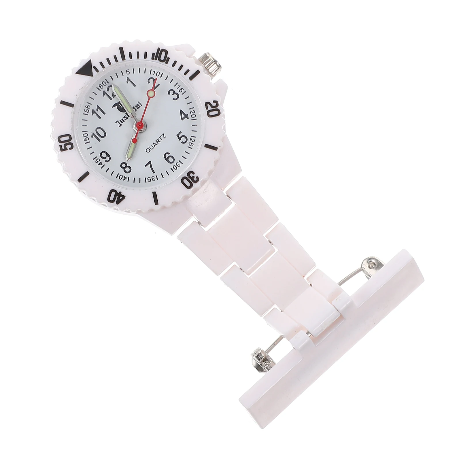 

1pc Nurse Watch Silicone Large Dial Pocket Watches for Women Midwife Fob Quartz Durable Easy Use Bright Colors Fashionable