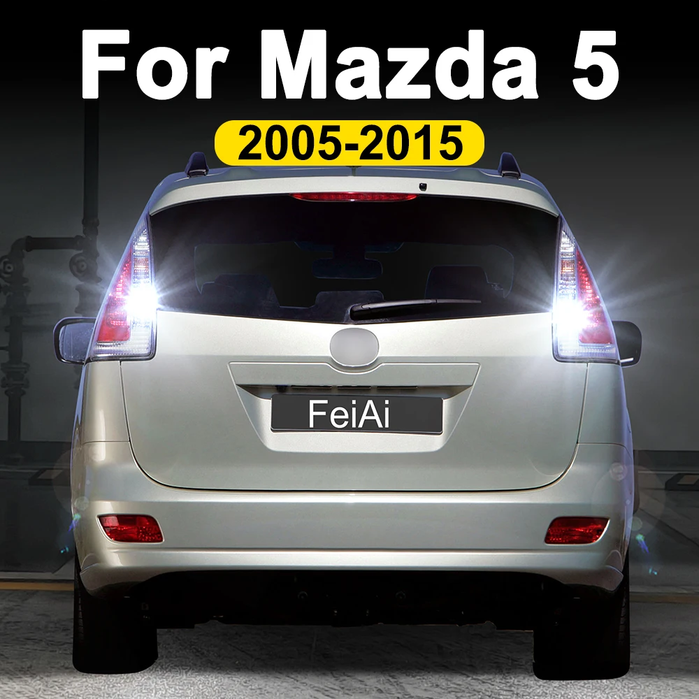 For Mazda 5 CR CW LED Reverse Lights Premacy Accessories Reversing Light 2005 2006 2007 2008 2009 2010 2011 2012 2013 2014 2015