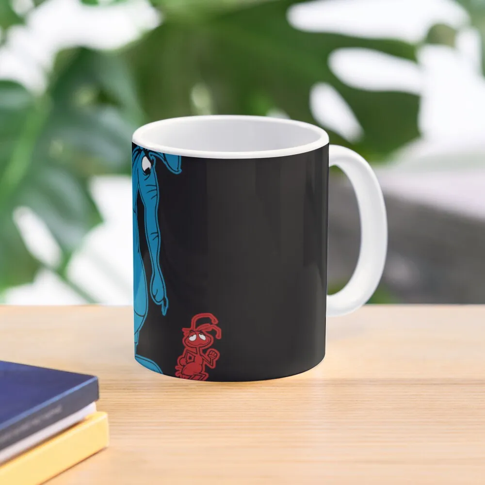 Ant And Aardvark Classic  Mug Image Handle Round Picture Drinkware Gifts Simple Printed Photo Design Coffee Cup Tea