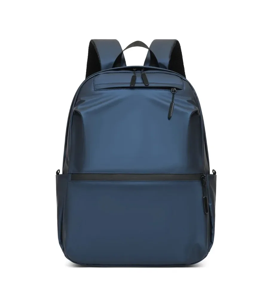 Dirt resistant fabric and luggage strap make this student backpack practical for school and travel