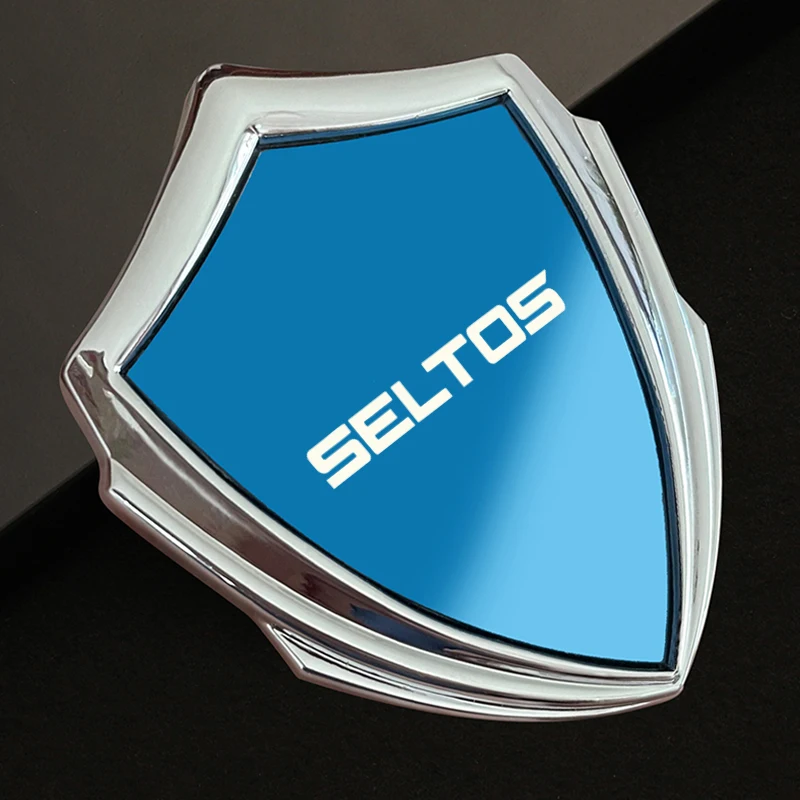 auto accessory 3D metal accsesories car stickers for kia seltos