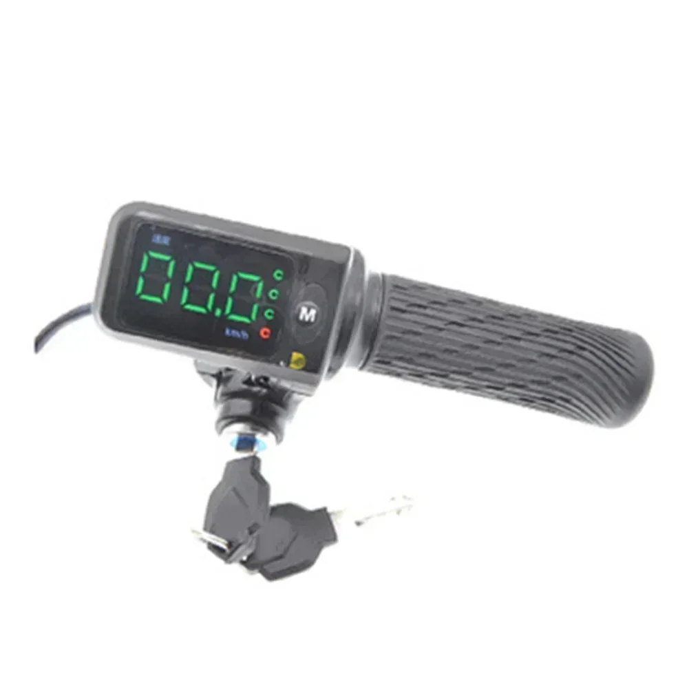 Electric Vehicle Throttle Grip 36-60V Electric Scooter Throttle Grips LCD Display Replace Parts Ebike Accessories